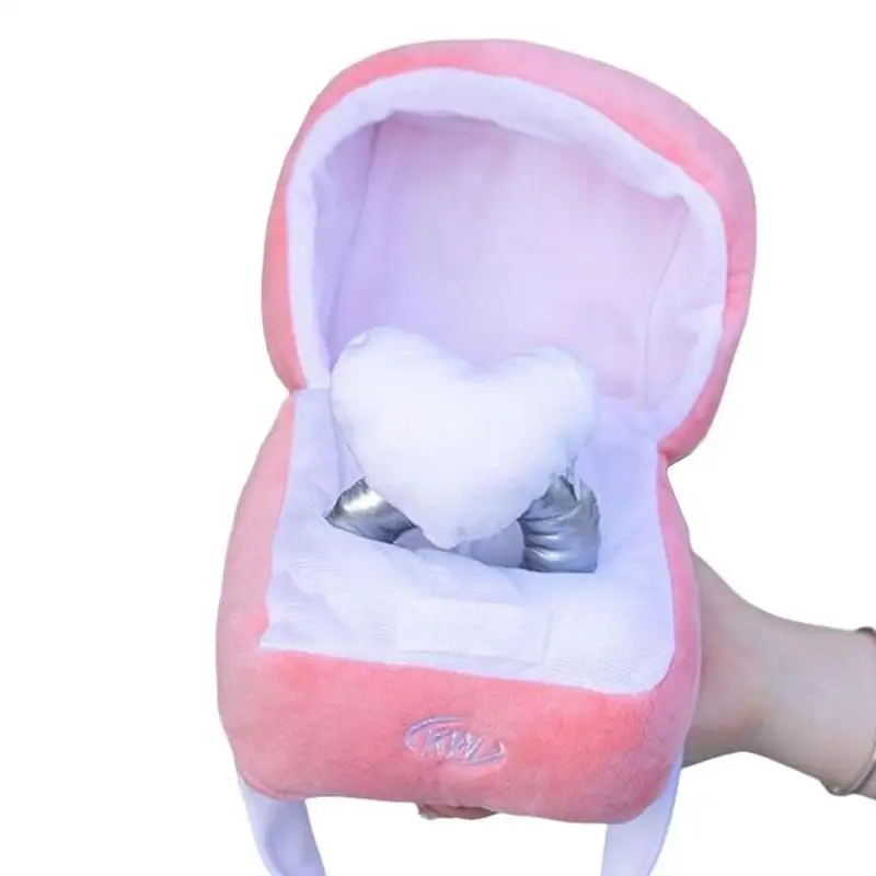 Plush Diamond Ring Gift Box Toy Oversized Diamond Figures Wedding Anniversary Gifts For Her