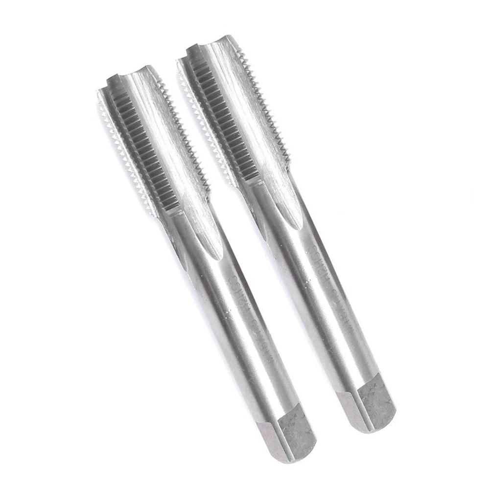 

2pcs Thread Tap Set HSS 18mmx1.5 Metric Taper And Plug Tap Right Hand Thread M18x1.5mm Pitch Set Threading Tool Screw Tap Drill