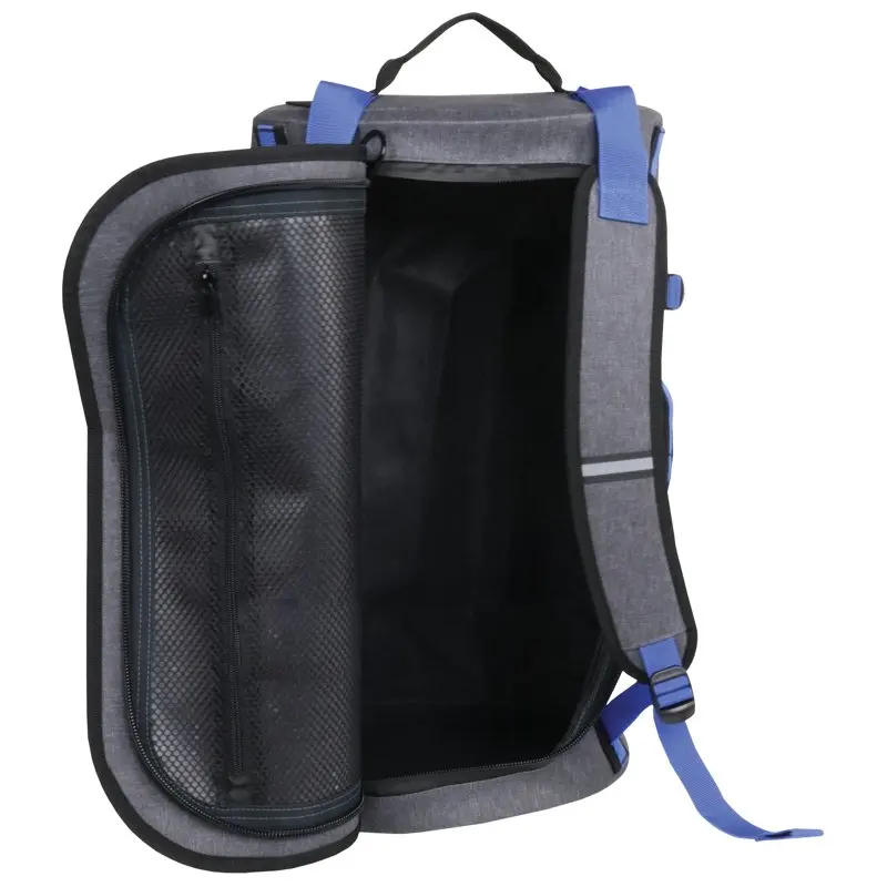 Premium Coated 40-Liter Duffel, Grey