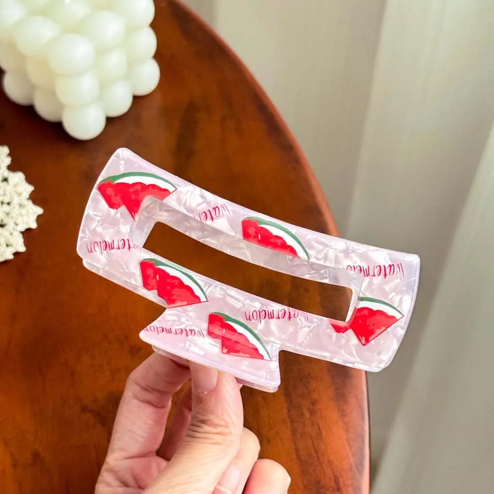 Милая заколка для волос в корейском стиле с фруктами виноград ананас клубника