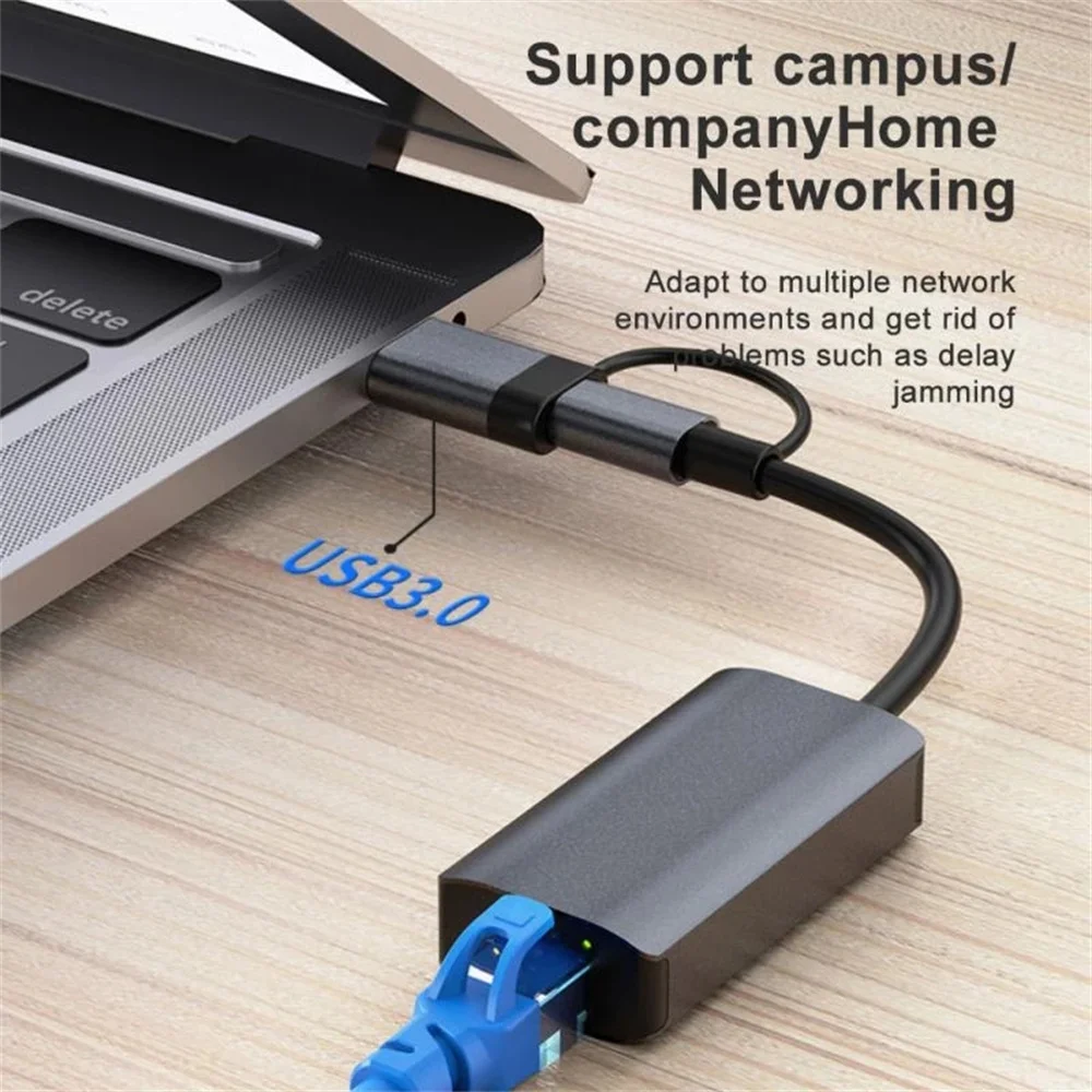 

Сетевая карта RYRA USB Ethernet адаптер 1000 Мбит/с USB 3,0 Тип C к Rj45 сетевая карта для ПК Macbook Windows 10 ноутбука iPad