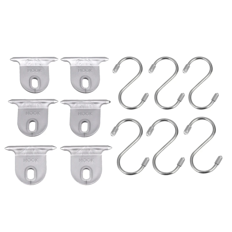 

6Pcs RV Accessories Awning Outdoor Hook Camper Clothes Hook Awning Clothes Shoes Hat Hooks