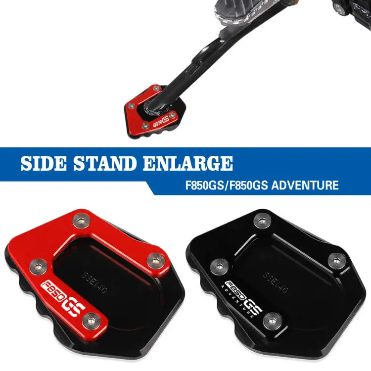 

Motorcycle Side Stand Enlarge Plate Kickstand Enlarge Extension For BMW F850GS F 850 GS F 850GS 2018 2019 2020 2021 2022 F850 GS