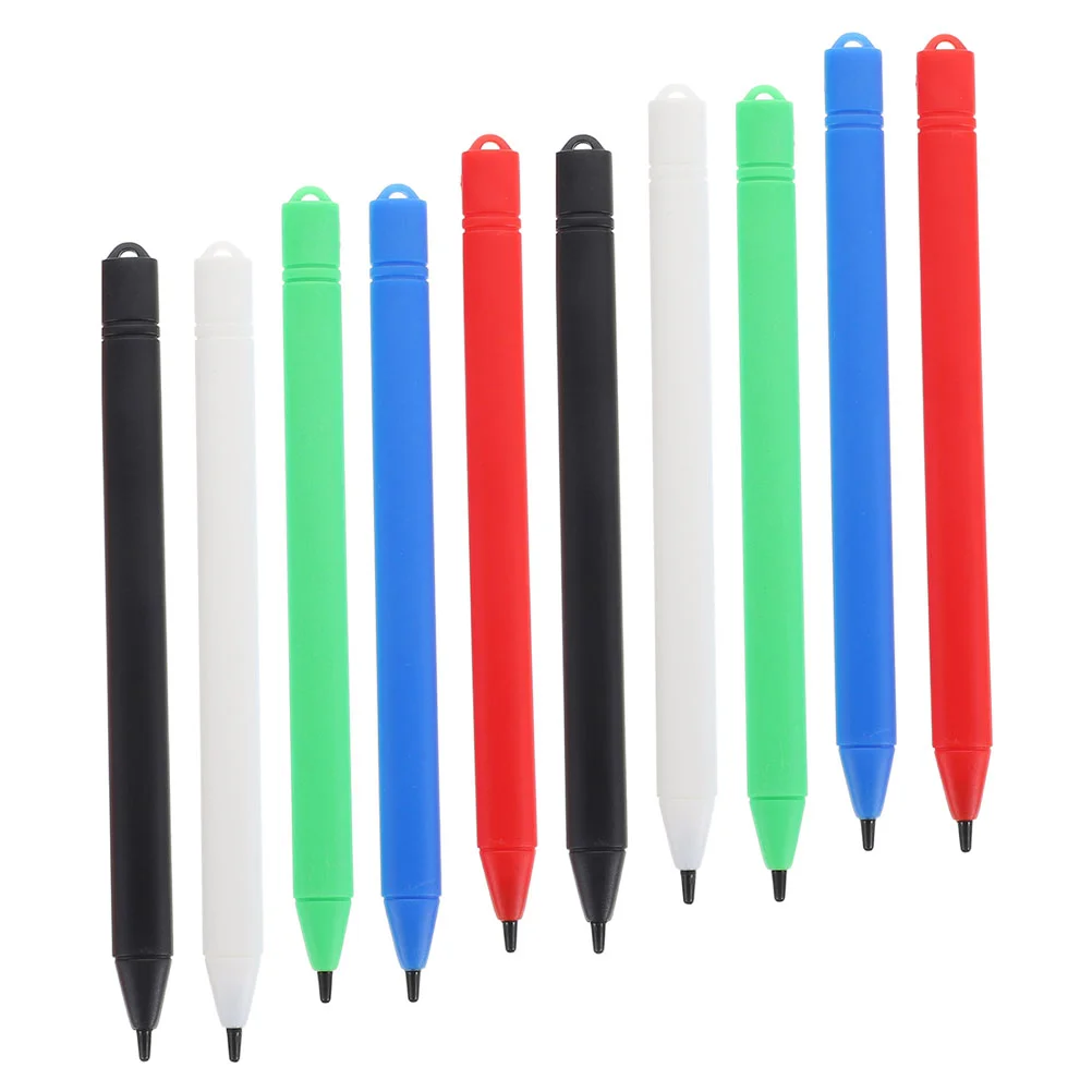 

10 Pcs Tablet Drawing Pen LCD Painting Board Draft Touch Baby Plastic Supplies Doodle Stylus