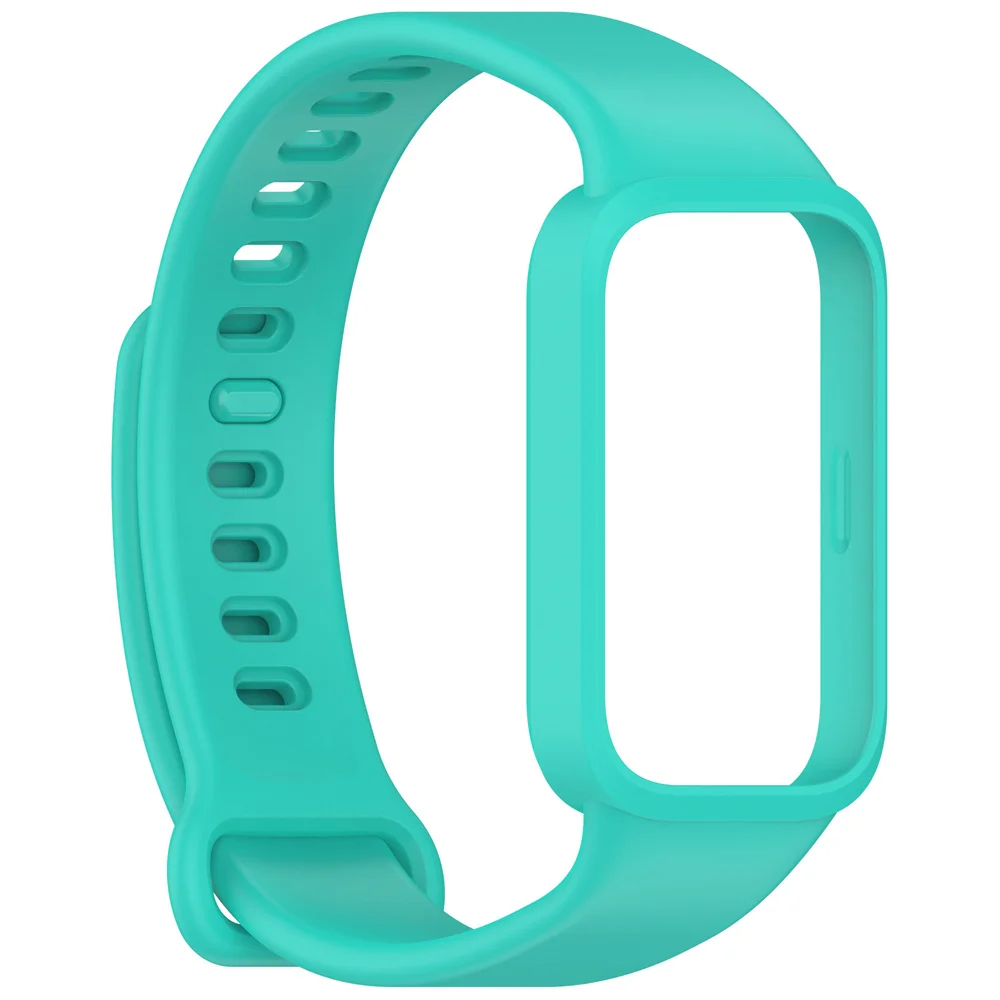 Фото Ремешок BEHUA для Xiaomi Mi Band 9 Active, силиконовый сменный браслет для Redmi Band 3, умный браслет-ремешок №1