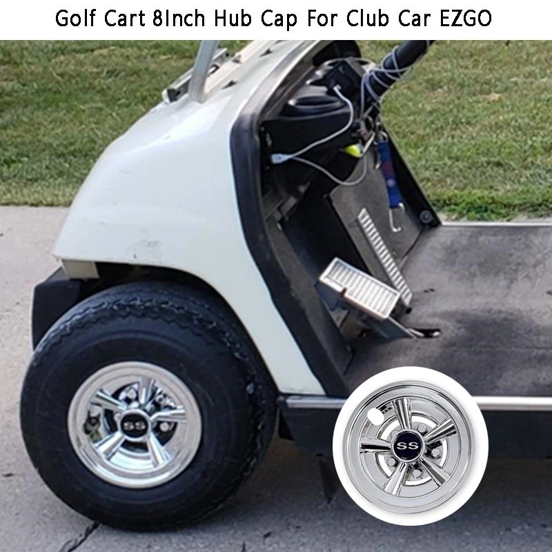 Cart Wheel Covers 5 Spoke Design Hub Cap For Golf Carts For Club Car Ezgo Yamaha