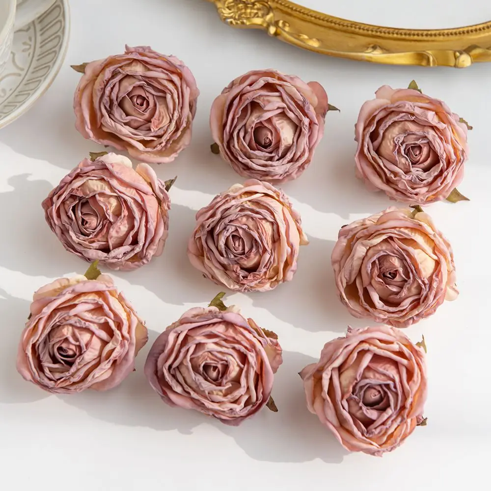 

Искусственные цветы шелковые розы 5 штук