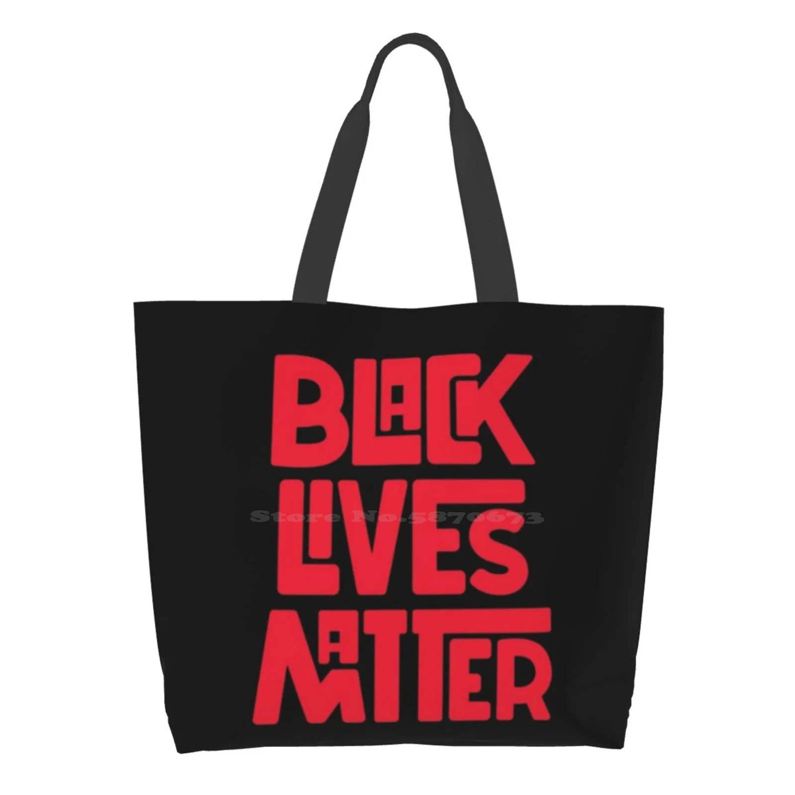 

Red Black Live Matter And S Th Shopping Bags Girls Fashion Casual Pacakge Hand Bag Black Lives Matter Black Lives Matter Black