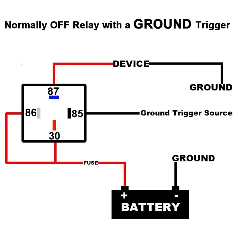 5 шт. автомобильное реле Dc 12 В 40 А Spst 4 контакта провода