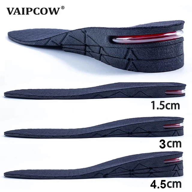 1.5-9cm Invisible Height Increase Insole Cushion Height Lift Adjustable Cut Shoe Heel Insert Taller Support Absorbant Foot Pad 2