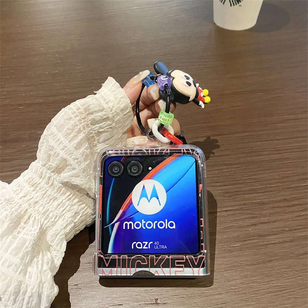 Милый мультяшный чехол для телефона с Микки и Минни Motorola Razr 50Ultra 50 2024 40 ультра
