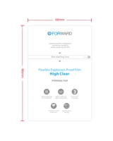 forward screen protector high clear film easy install screen protector for iphone 11 pro smartphone plotter cutter machine film