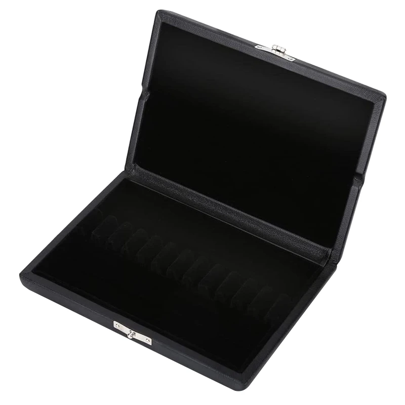 

12 Oboe Reeds Protect Against Moisture Black Oboe Reed for CASE Leather Oboe Reed Holder Storage Box Protector Container