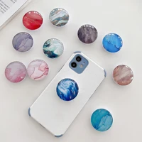 Creative Marble Phone Ring Holder Popular Grip Holders Socket Stand For Cellphone Finger Back Cover Bracket Mobile Accessories