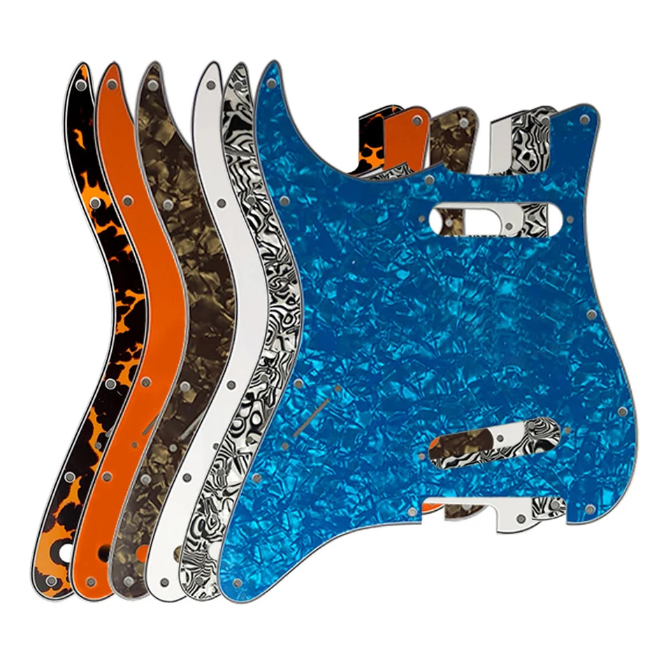 

Feiman Custom Guitar Parts - For Left Hand USA\ Mexico Fd Strat 72'11 Screw Hole Standard SS St Scratch Plate Multicolor Choice