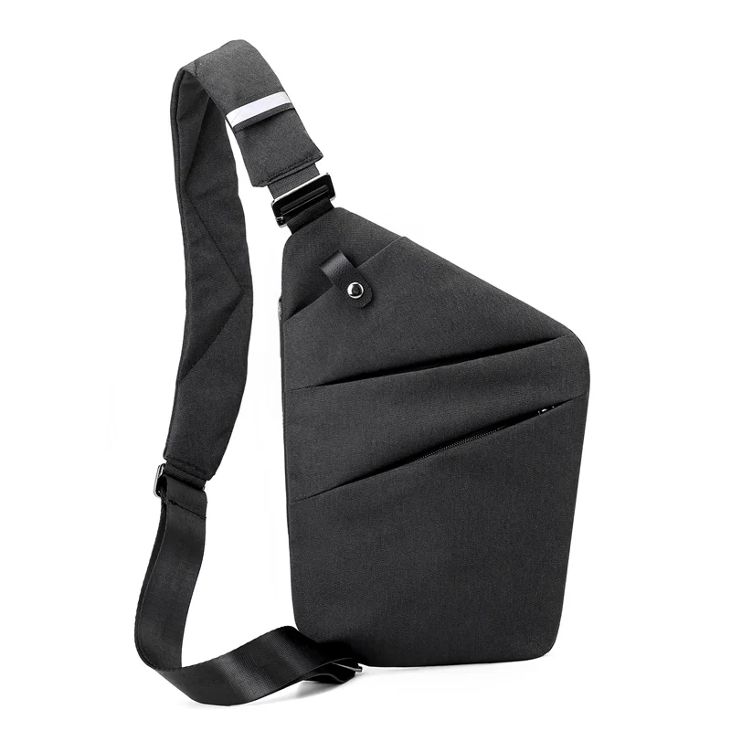 Men's Ultra Thin Anti-theft Small Chest Bag Mini Cross Body Bags Male One Shoulder Sling Bag for Travel Boy Sports Bag