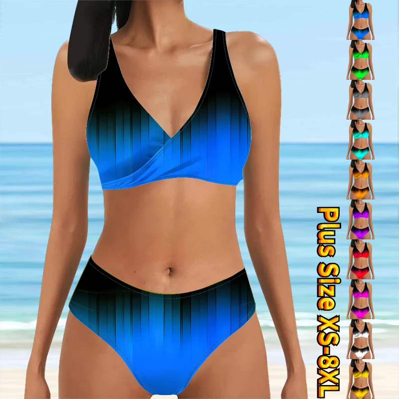 

Women's Sexy Swimwear Swimwear Two Piece Swimwear Women's Swimwear New Print Bikini 2023 New Summer Fashion Women's Beach Bikini
