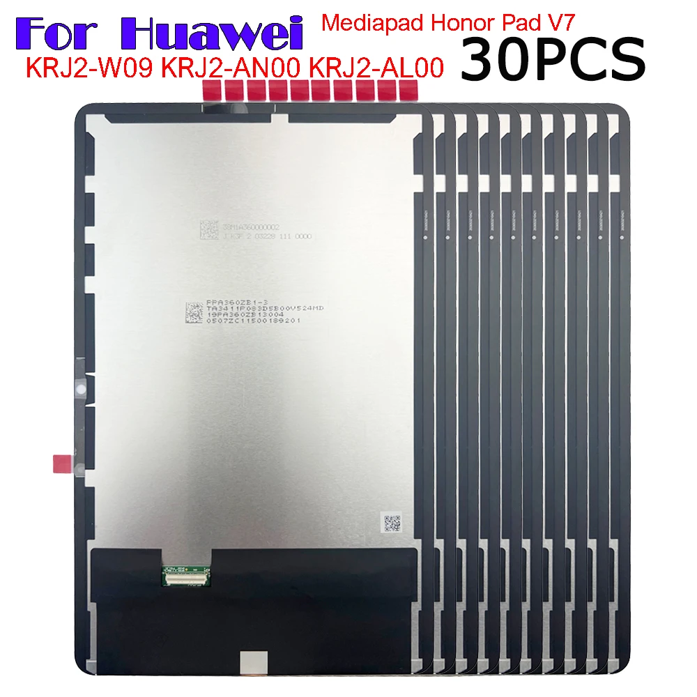 30 шт. ЖК-дисплей 10 4 дюйма для HUAWEI HONOR Pad V7 KRJ2-W09 KRJ2-AL00 цифровой преобразователь