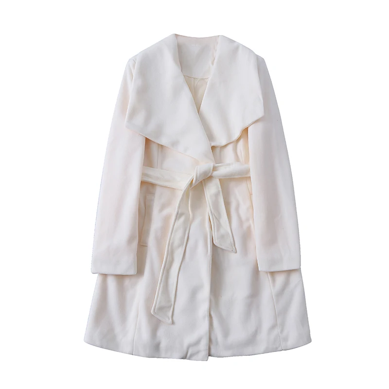 

Пальто с длинным рукавом и поясом, 12053