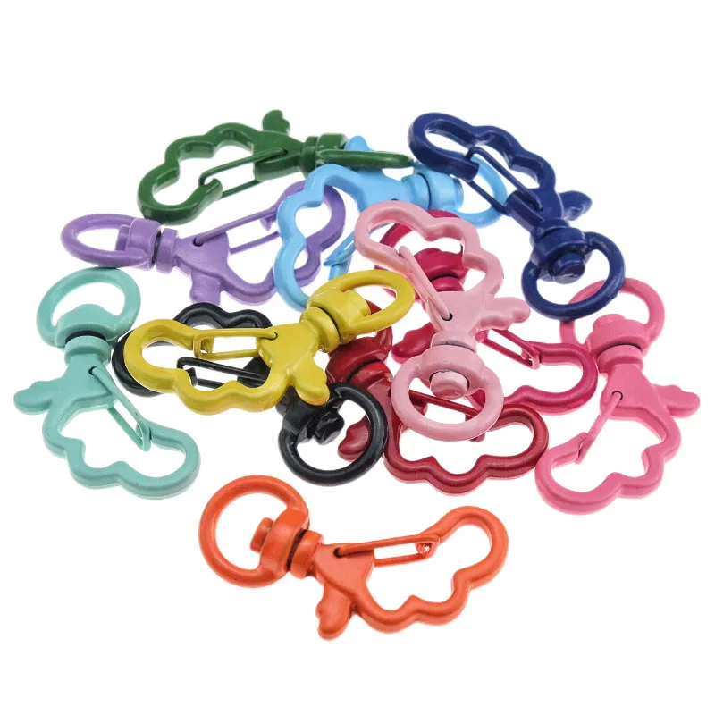 

5-20Pcs 33mm Buckle 2022 New 13 Color Jewelry Findings Lobster Clasp Hooks For Pet Rope Decoration Bags Pendant DIY Accessories