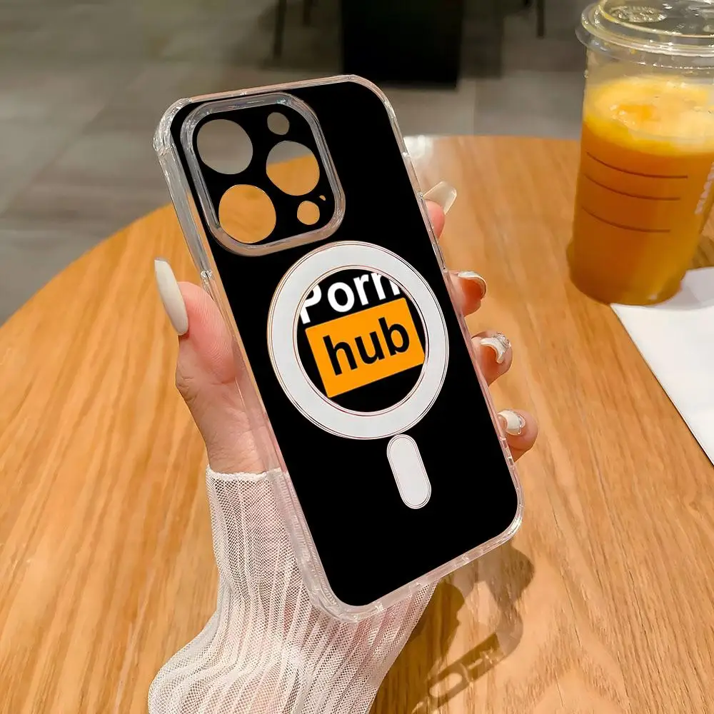 Чехол для телефона P-Porn-Hubs-Tumble-P-Pornhubs IPhone 16 15 11 12 13 14 Plus Pro Max Magsafe защитная магнитная