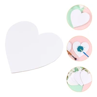 canvas painting board artist heart blank shaped oil panels boards stretched panel cotton drawing white woodencanva primed desk