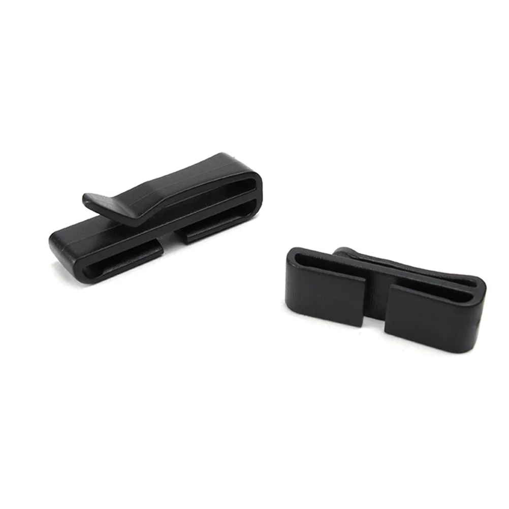 

Belt Buckles Strap Clip Belt Ending Keeper Strap Management Tool for Backpack Webbing - 48mm (Black)
