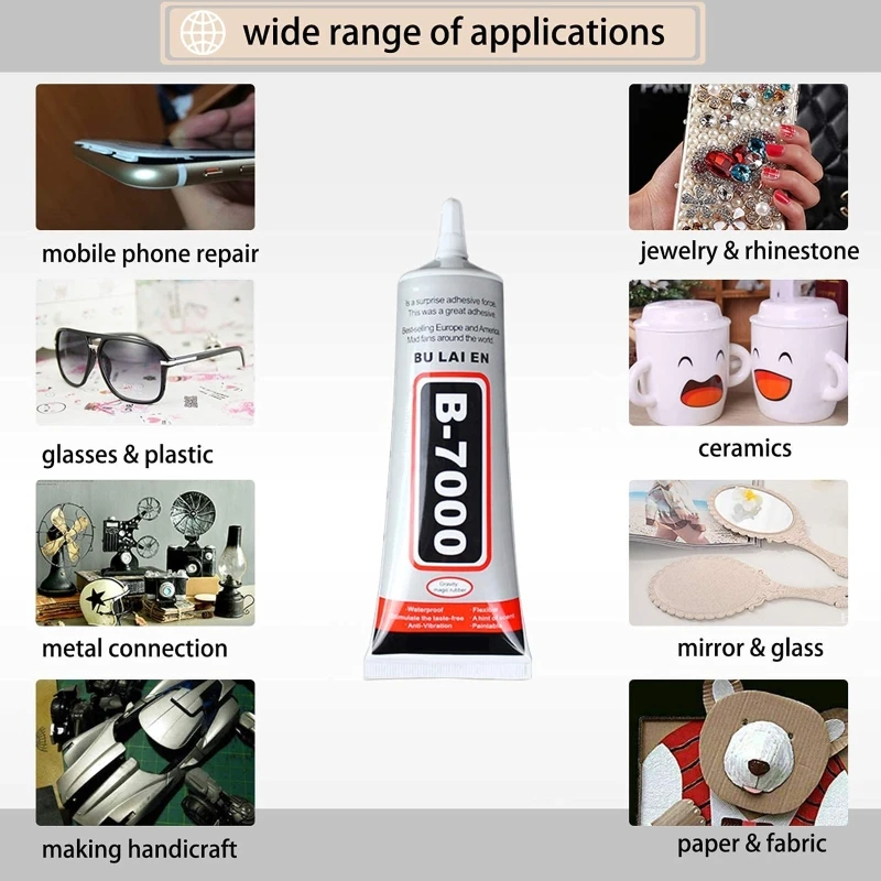 

Multi-purpose B7000 Glue for Home Dormitory Office Industrial Commercial 3/10ml L9CA