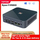 Игровой мини-ПК Topton S500 + NUC AMD Ryzen 9 5900HX 7 5800U 2 * DDR4 NVMe SSD 2,5G LAN Micro настольный компьютер Windows 11 4K HTPC