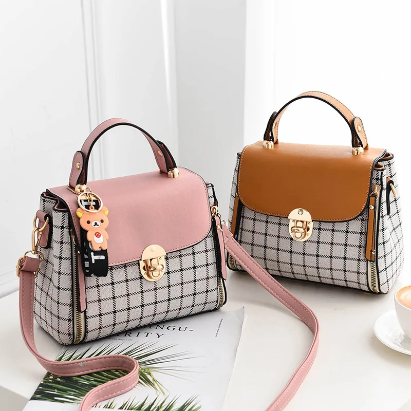 

Women Bags 2023 New Plaid Handbag Simple Multi-shoulder Diagonal Women Bags