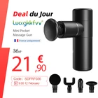 Карманный Массажер для мышц шеи, Электрический мини-прибор для массажа мышц шеи, лечебный массаж для расслабления и облегчения боли