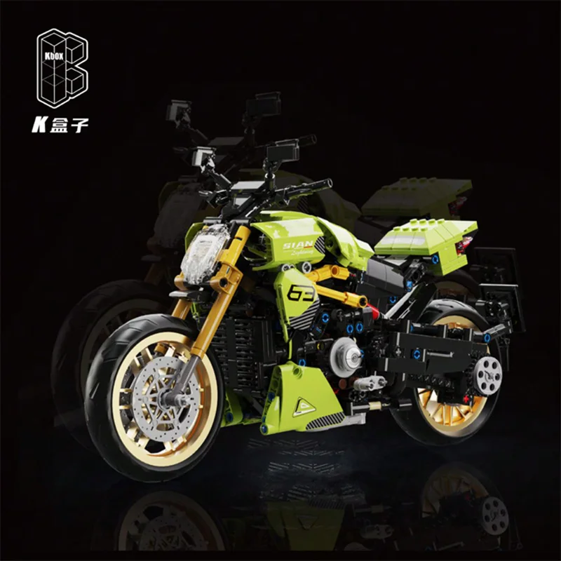 Конструктор мотоцикл Набор строительных блоков алдульты супермотоцикл набор