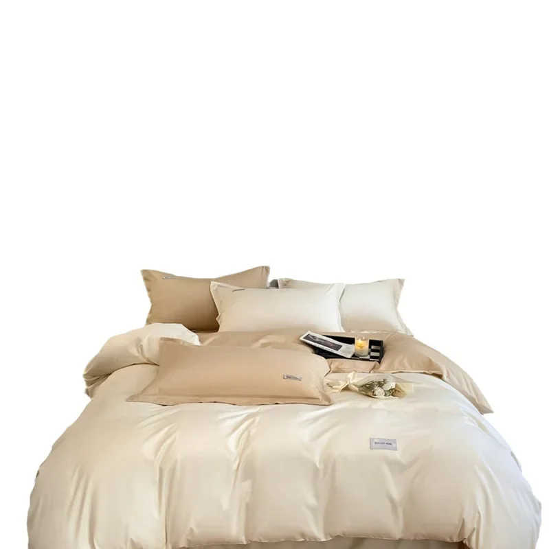 GongSatin Xinjiang длинное хлопковое постельное белье из четырех предметов чистого