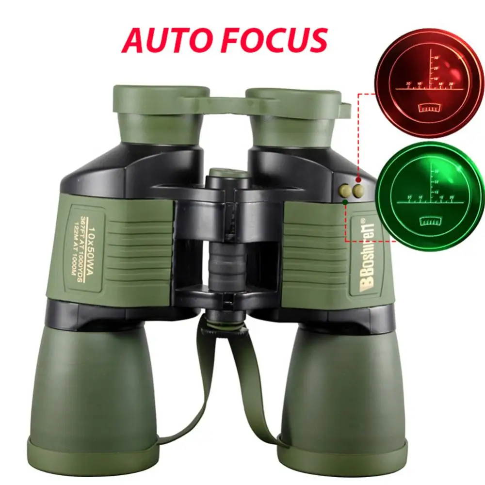 

10x50 Telescopes Binoculars Compact Hunting Wild Field View BAK4 Prism Low-Light for Wildlife Watching 20x50 X516B
