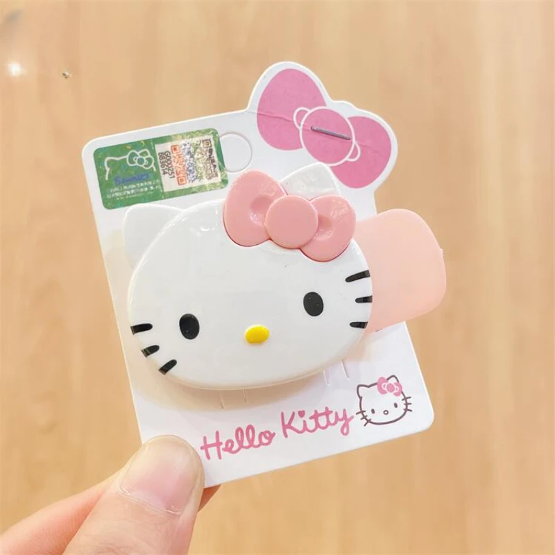 

Аниме Kawaii Sanrio подлинный Hello Kitty милый головной убор девушка сердце мультфильм челка клипса боковой клипса уксусная кислота разрыв клипса милый подарок