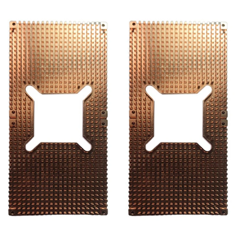

2X For RTX 3060 3080 3090 Backplane Pure Copper Heat Sink Graphics Card Memory Auxiliary Radiator 90X180MM(5Mm)