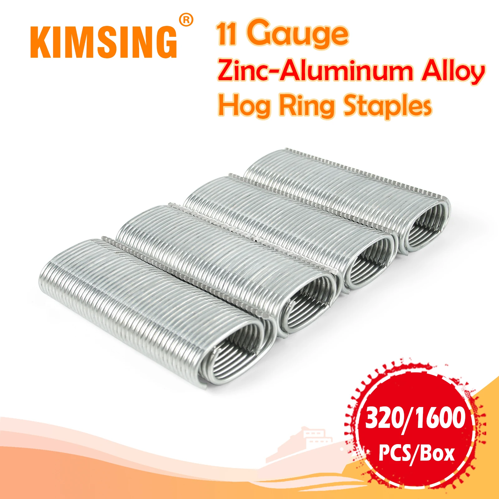 KIMSING C50 11 Калибр кольцо для свиней скобы из оцинкованной стали или нержавеющей