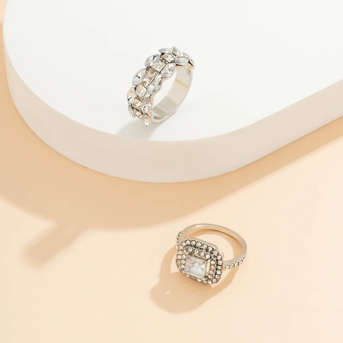 Комплект обручальных колец Ingemark для женщин и девушек роскошный дизайн с