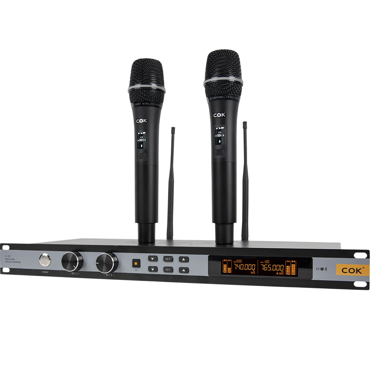 

spin the microphone with dual channel voice coaches uhf wireless home theatre system true diversity receiver
