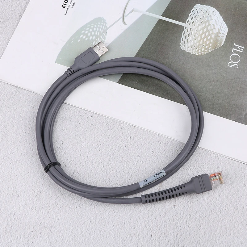 

USB Cable For Cba-u01-S07ZAR Fit For Symbol Ls1203 Ls2208 Ls4208 Ls3008 Ls4278 USB Cable fit for Motorola Symbol Barcode Scanner