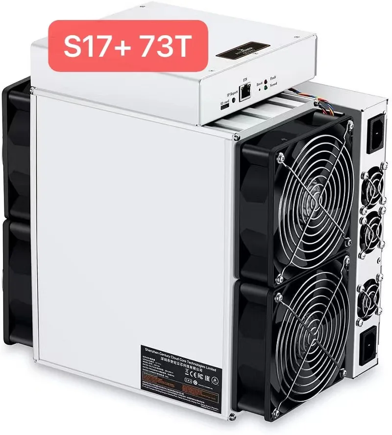 Бесплатная доставка bitmain 73th б/у Antminer S17 + 73TH/s BCH BTC машина для майнинга биткоинов s17