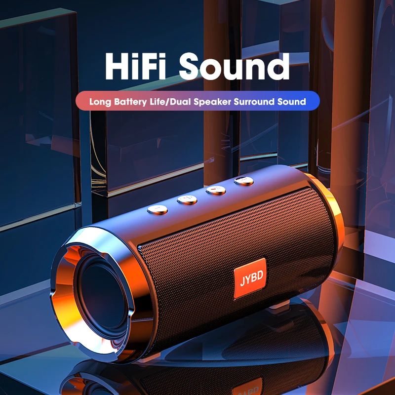 

9D Surround Bluetooth Speakers IPX7 Waterproof Stereo Bass Sound Subwoofer Outdoor Speaker Power Bank USB Home Theater Speaker
