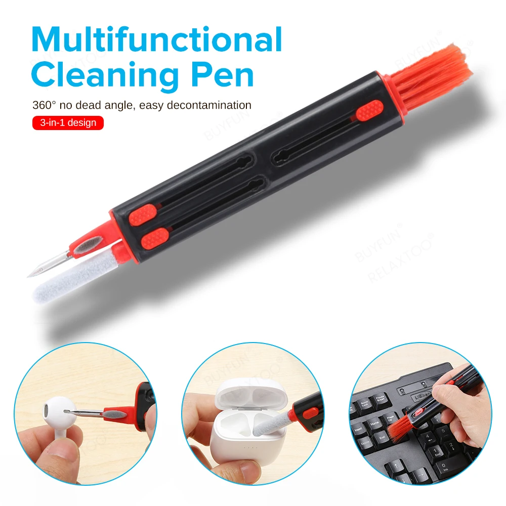 

Набор для очистки наушников Airpods Pro 1, 2, 3, чистящая ручка, щетка, Bluetooth наушники, чехол, чистящие инструменты для Xiaomi, Huawei, Samsung