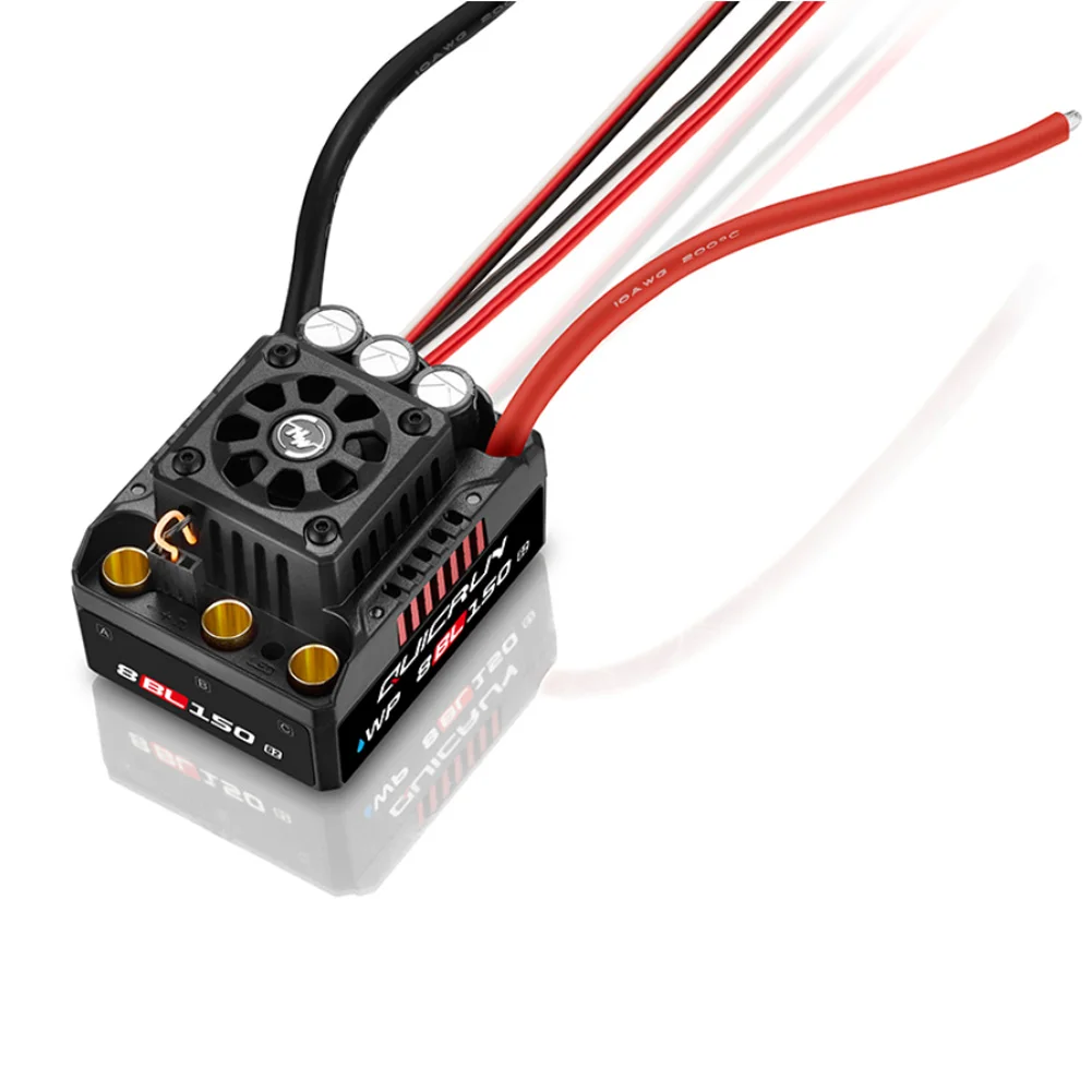 Фото Hobbywing QuicRun WP 8BL150 150A G2 Водонепроницаемый бесщеточный регулятор скорости (ESC) с бесщеточным двигателем 4274SL 2000KV/4268SL 2600KV для радиоуправляемых машин масштаба 1:8 №1