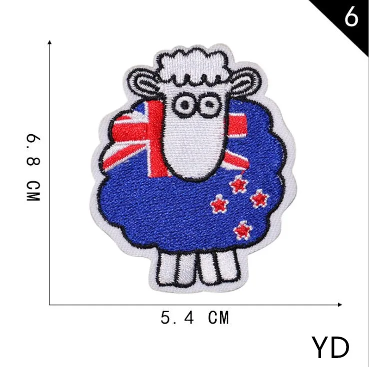 40 скин на выбор 10 шт. вышитая тканевая нашивка с мультяшными животными утюг