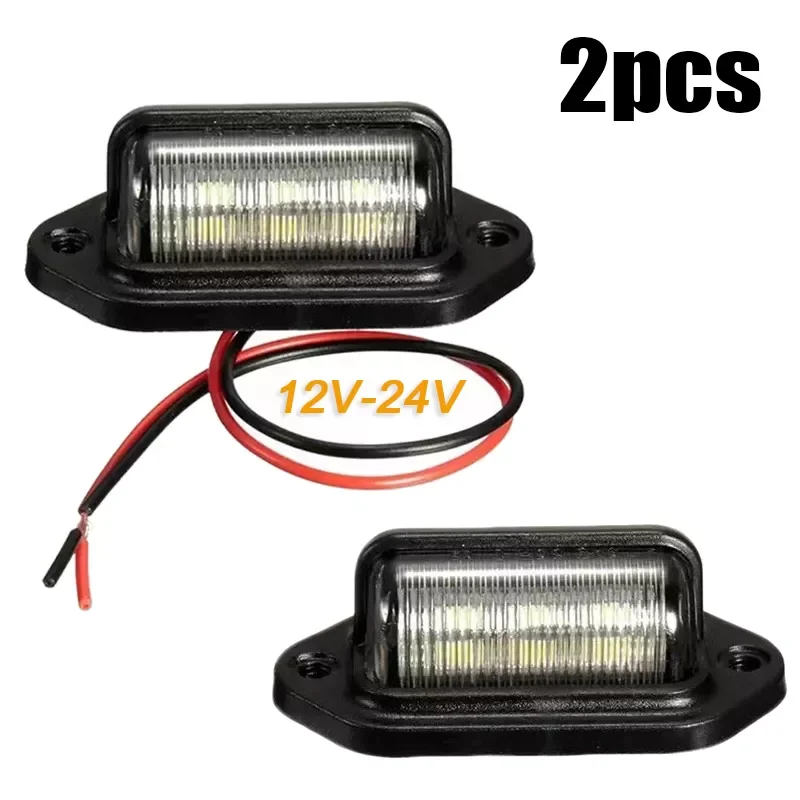 

LED Car Truck License Plate Lights Trunk Reading Lamp Universal License Taillight for RV Trailer Van Boat