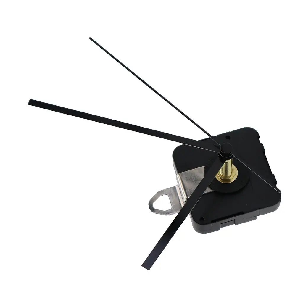 Технические настенные часы с движением, черные часы, профессиональный набор рук Технические настенные часы с движением, черные часы, профессиональный набор рук