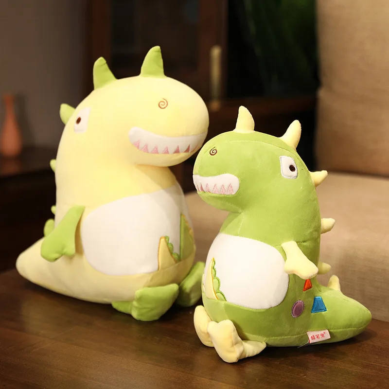 

25-50CM Big Dinosaur Plush Toy Kawaii Filled Soft Cartoon Animal Big Tyrannosaurus Rex Pillow Dress Up Children's Birthday Gift