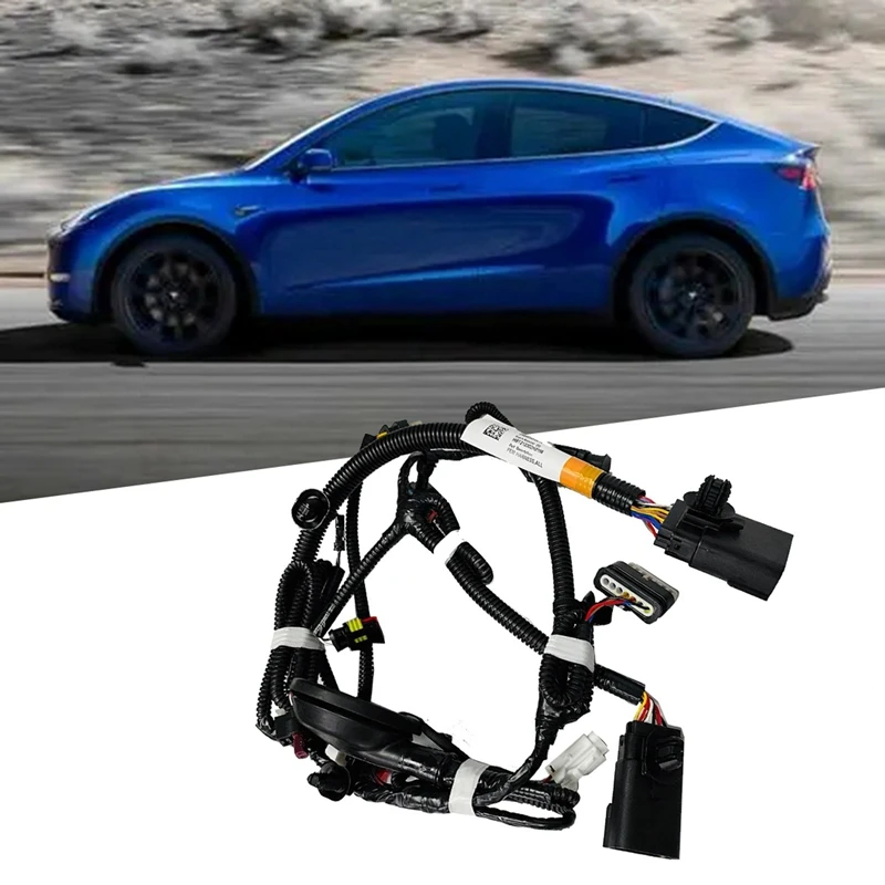 2X жгуты проводов панели радиатора резервуара для воды 2489050 -00-A Tesla Model Y 2021-2023 Жгут