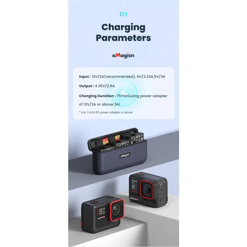 Портативная коробка для быстрой зарядки Insta360 Ace/Ace Pro